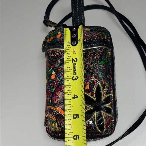Sakroots Multicolor Crossbody Bag / Wallet removable adjustable strap - Picture 9 of 13